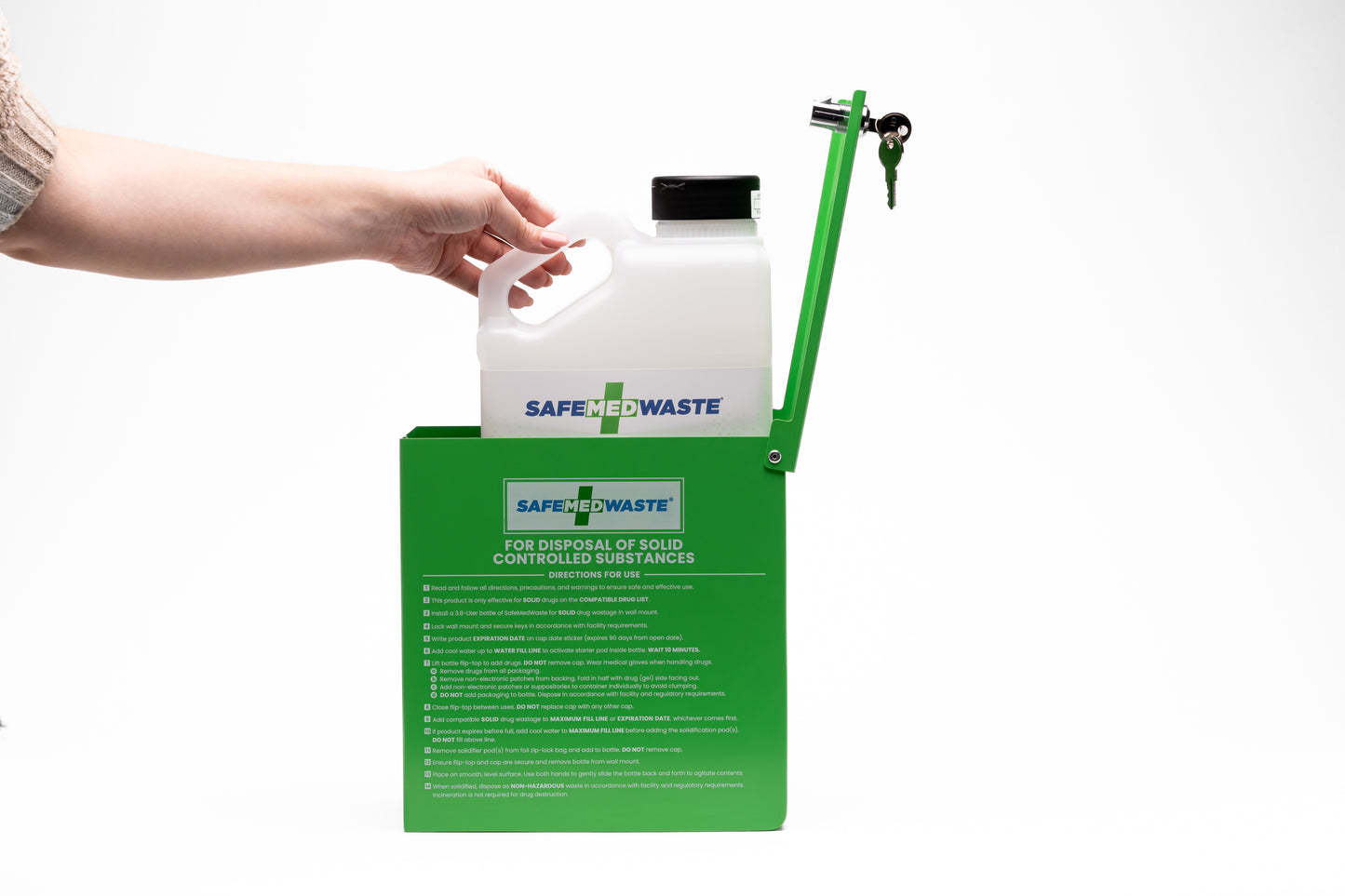 SafeMedWaste 3.8L (Starter Kit) for SOLID Controlled Substance Disposal